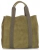 Bőr táska shopper bag Vittoria Gotti zöld V8252